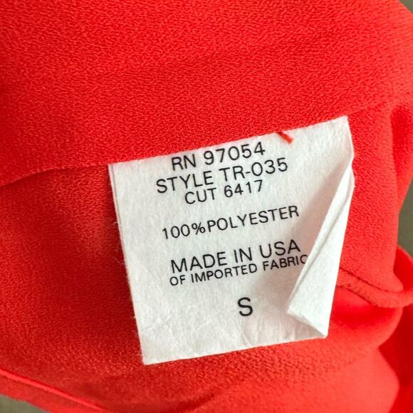 NWT Three Eighty Two Ava Cropped Halter Tomato Small - Picture 5 of 5